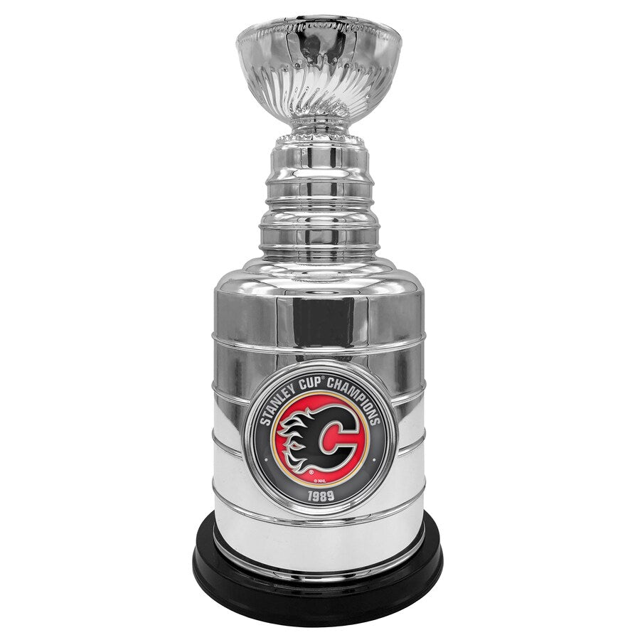 Calgary Flames NHL TSV 8" Stanley Cup Champions Replica Trophy product image 1, provided for visual reference and product