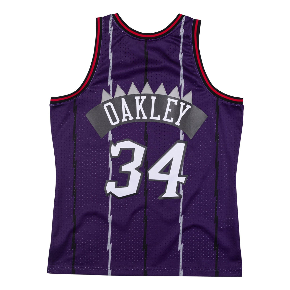 Charles Oakley Toronto Raptors NBA Mitchell & Ness Men Purple 1998-99 Hardwood Classics Swingman Jersey product image 2,