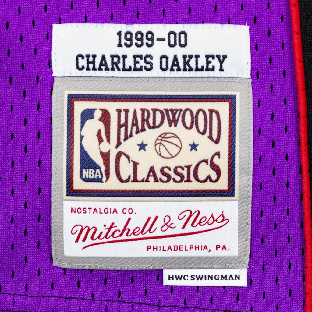 Charles Oakley Toronto Raptors NBA Mitchell & Ness Men Purple 1999-2000 Hardwood Classics Swingman Jersey product image 3,