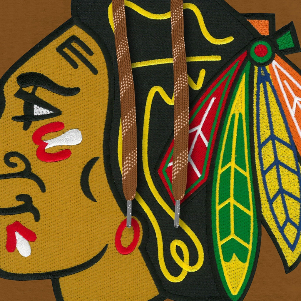Chicago Blackhawks NHL Bulletin Men Dune Express Twill Logo Hoodie product image 3, provided for visual reference and
