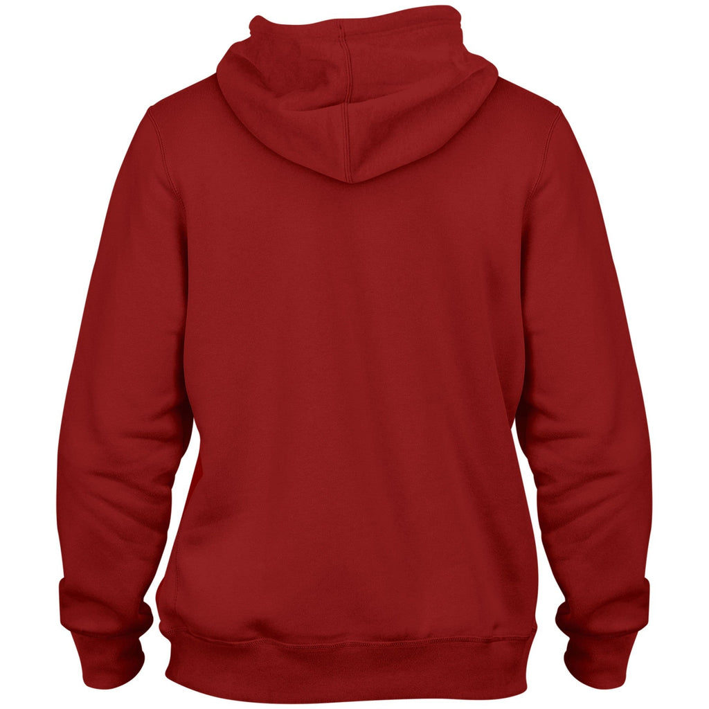 Chicago Blackhawks NHL Bulletin Men Red Express Twill Logo Hoodie product image 2, provided for visual reference and product