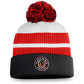 Chicago Blackhawks NHL Fanatics Branded Men White/Red Special Edition Cuff Pom Knit Hat product image 1, provided for visual