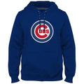 Chicago Cubs MLB Bulletin Men Royal Blue Express Twill Logo Hoodie product image 1, provided for visual reference and