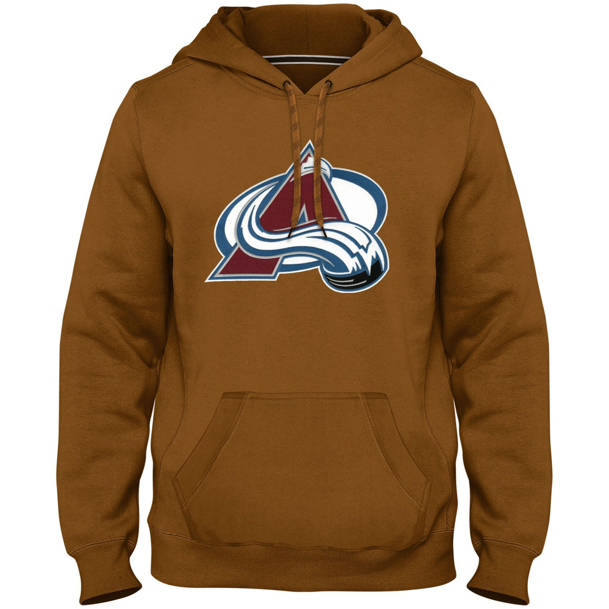 Colorado Avalanche NHL Bulletin Men Dune Express Twill Logo Hoodie product image 1, provided for visual reference and