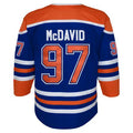 Connor McDavid Edmonton Oilers NHL Outerstuff Youth Home Premier Jersey product image 1, provided for visual reference and