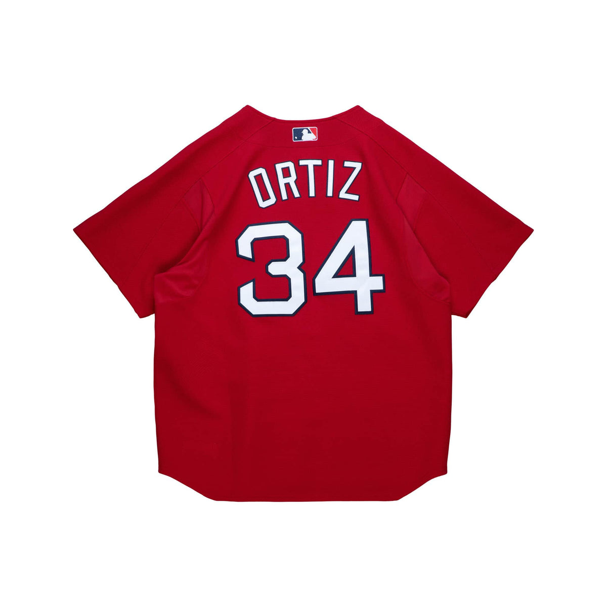 David Ortiz Boston Red Sox MLB Mitchell & Ness Men Red 2004 Authentic BP Jersey product image 1, provided for visual