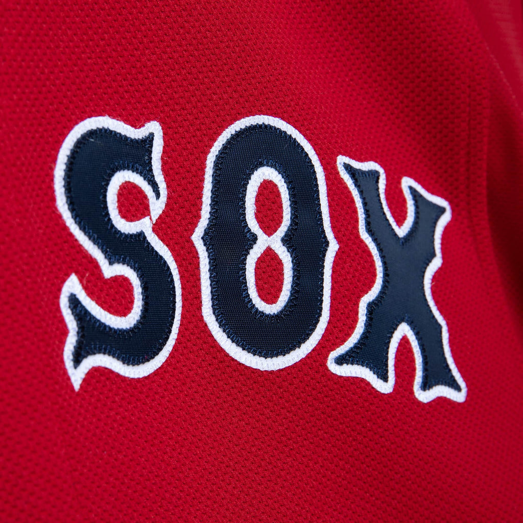 David Ortiz Boston Red Sox MLB Mitchell & Ness Men Red 2004 Authentic BP Jersey product image 3, provided for visual