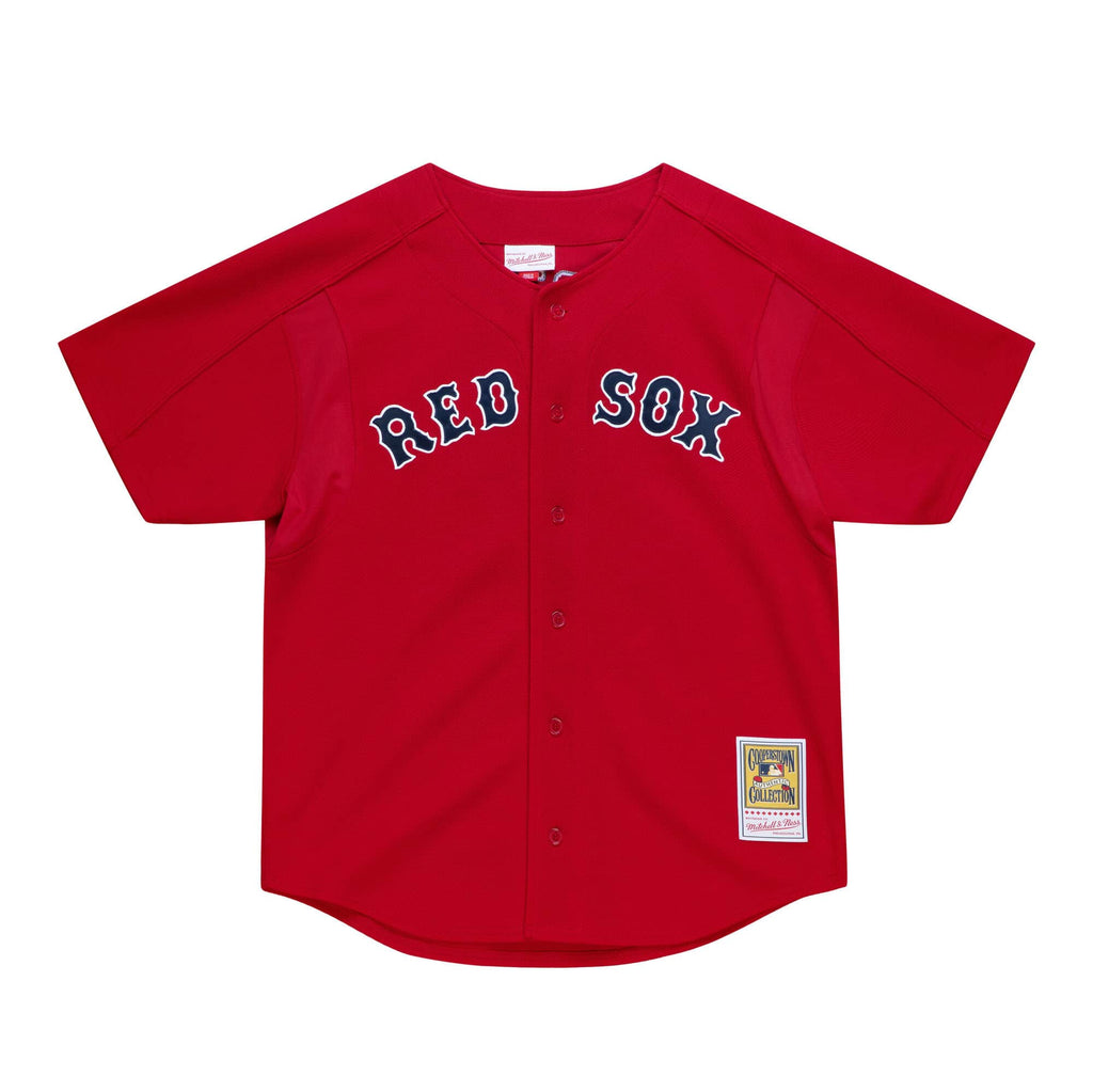 David Ortiz Boston Red Sox MLB Mitchell & Ness Men Red 2004 Authentic BP Jersey product image 2, provided for visual