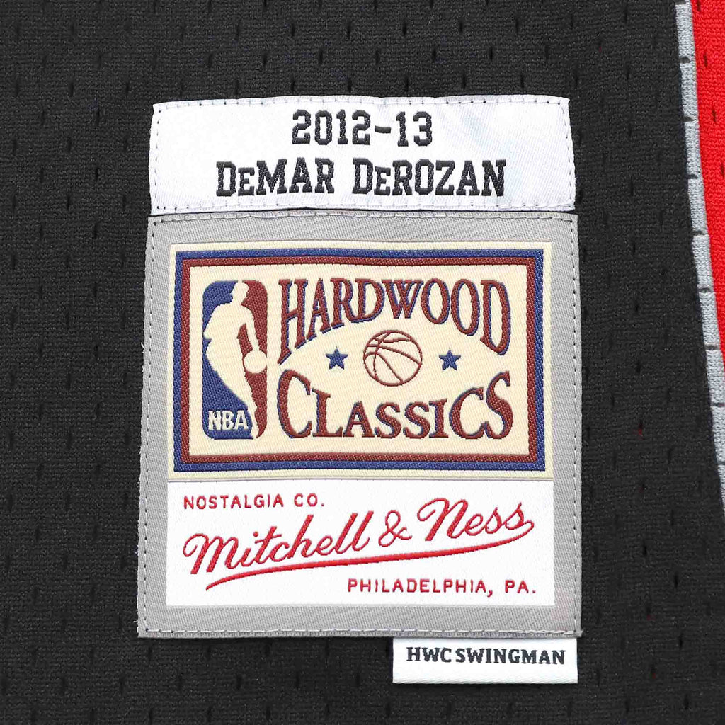 Demar Derozan Toronto Raptors NBA Mitchell & Ness Men Black 2012-2013 Hardwood Classics Swingman Jersey product image 3,