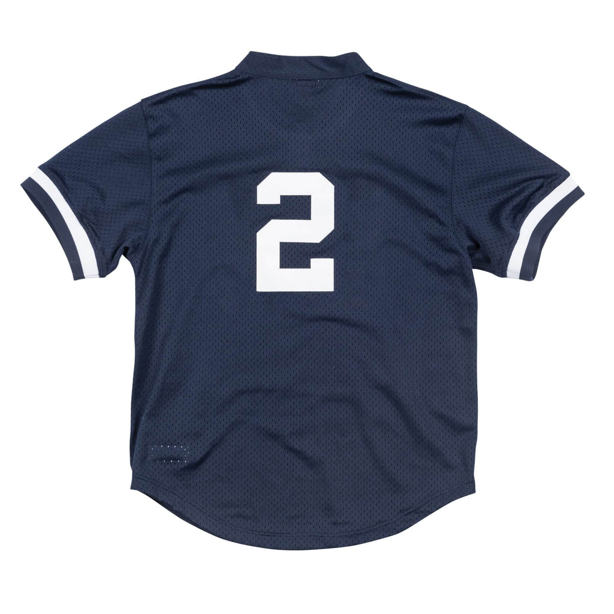 Derek Jeter New York Yankees MLB Mitchell & Ness Men Navy 1995 Authentic BP Jersey product image 1, provided for visual