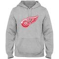 Detroit Red Wings NHL Bulletin Men Athletic Grey Express Twill Logo Hoodie product image 1, provided for visual reference