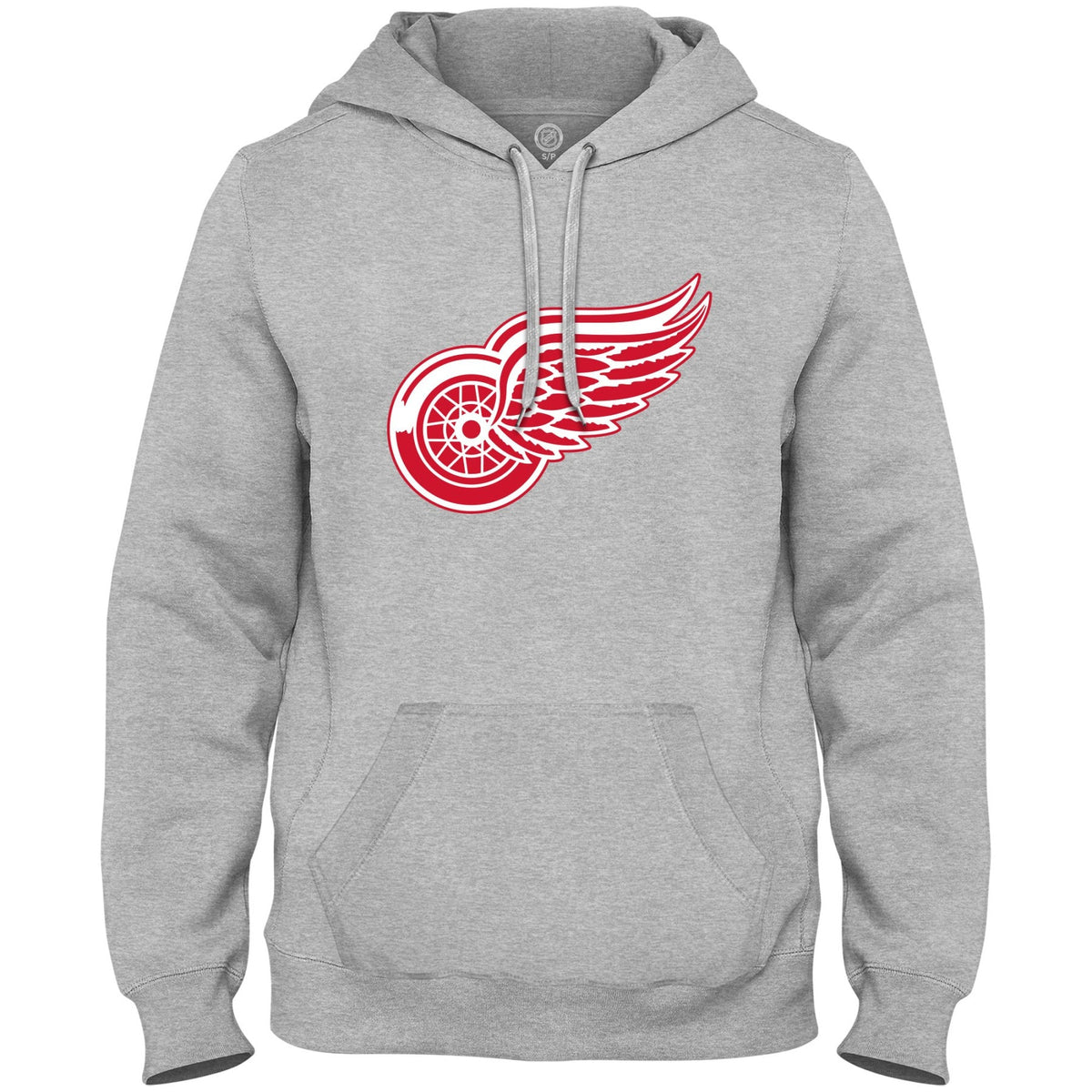 Detroit Red Wings NHL Bulletin Men Athletic Grey Express Twill Logo Hoodie product image 1, provided for visual reference