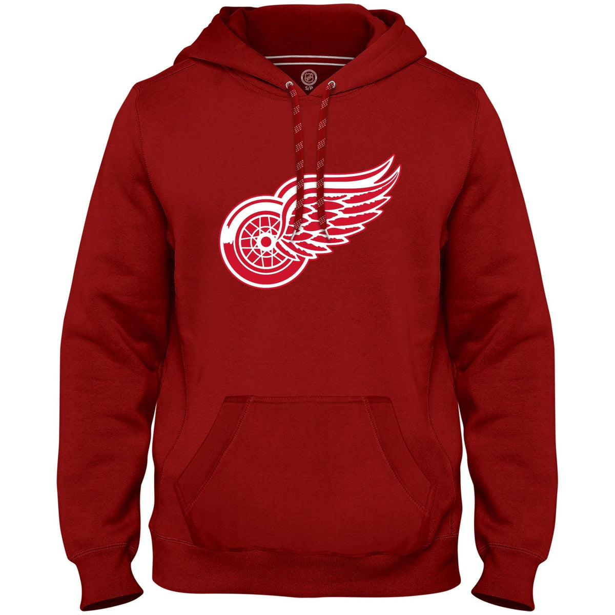 Detroit Red Wings NHL Bulletin Men Red Express Twill Logo Hoodie product image 1, provided for visual reference and product