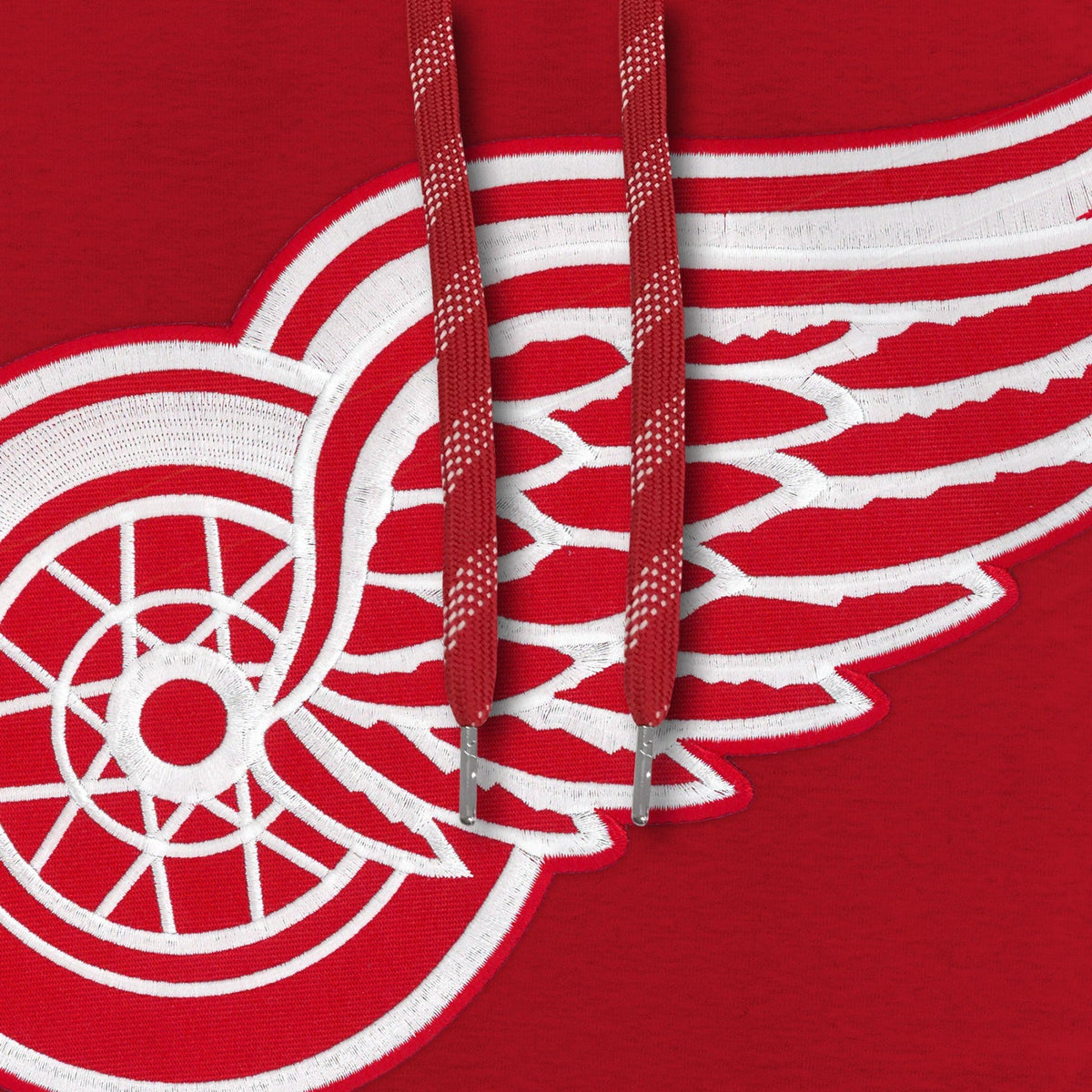Detroit Red Wings NHL Bulletin Men Red Express Twill Logo Hoodie product image 3, provided for visual reference and product