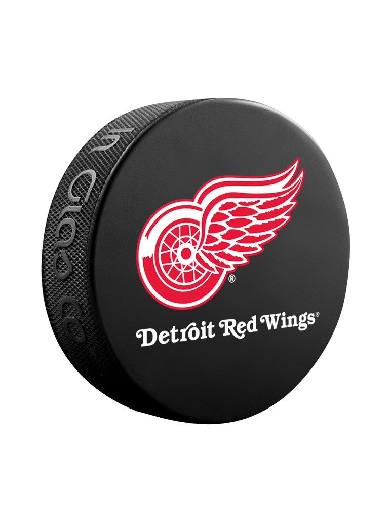 Detroit Red Wings NHL Inglasco Basic Souvenir Hockey Puck product image 1, provided for visual reference and product detail