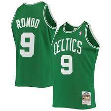 Boston Celtics Rajon Rondo Green 2007-08 Hardwood Classics Swingman Jersey product image 1, provided for visual reference