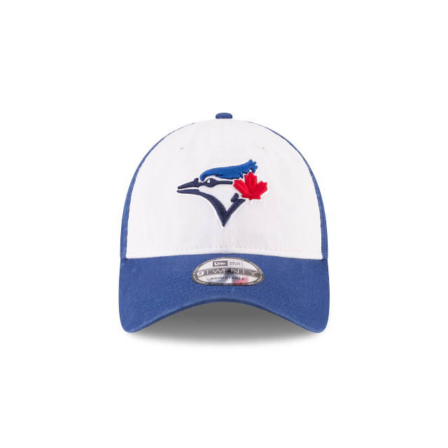Toronto Blue Jays MLB New Era Men White/Royal Blue 9Twenty Alternate Core Classic Adjustable Hat product image 5, provided