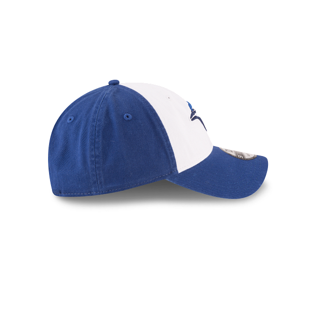 Toronto Blue Jays MLB New Era Men White/Royal Blue 9Twenty Alternate Core Classic Adjustable Hat product image 3, provided