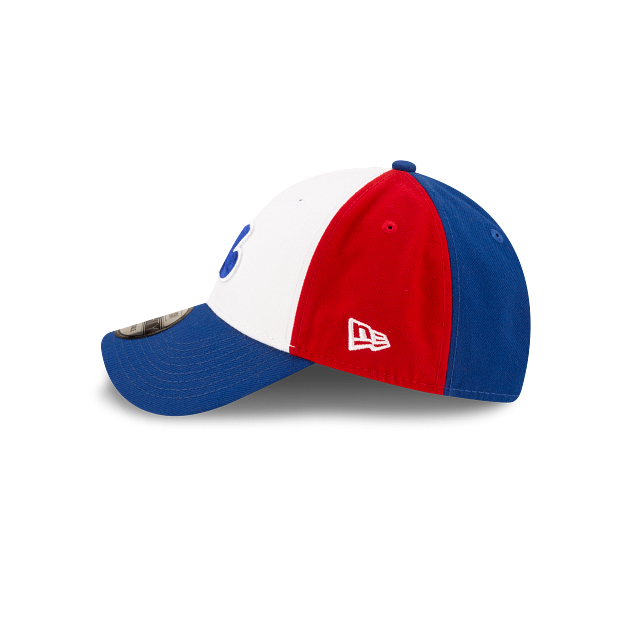 Montreal Expos MLB New Era Men Tricolor 9Forty Pinch Hitter Adjustable Hat product image 7, provided for visual reference