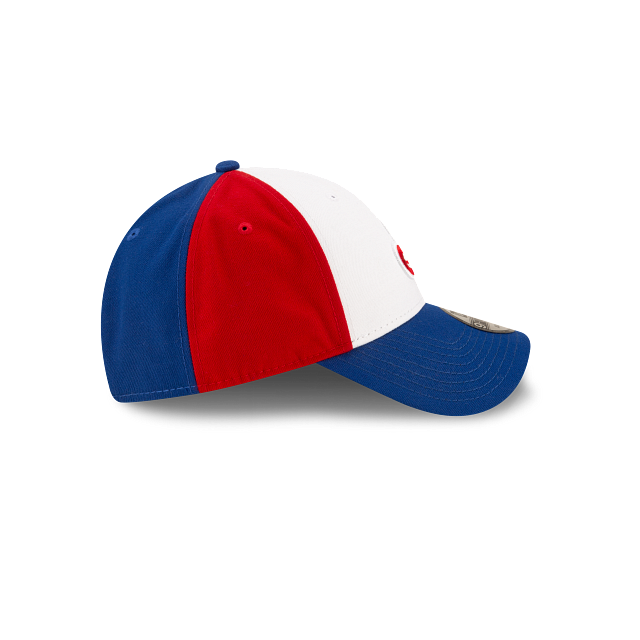 Montreal Expos MLB New Era Men Tricolor 9Forty Pinch Hitter Adjustable Hat product image 5, provided for visual reference