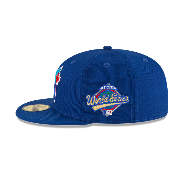 Toronto Blue Jays MLB New Era Men Royal Blue 59Fifty Cooperstown 1993 World Series Fitted Hat product image 4, provided for