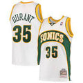 Seattle Supersonics Kevin Durant White 2007-08 Hardwood Classics Swingman Jersey product image 1, provided for visual
