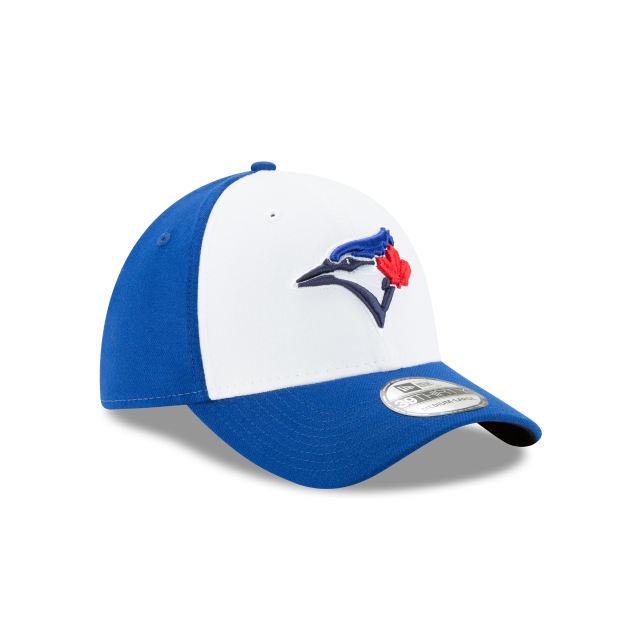Toronto Blue Jays MLB New Era Men White/Royal Blue 39Thirty Team Classic Alternate Stretch Fit Hat product image 3, provided