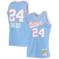 Sacramento Kings Reggie Theus Light Blue 1985-86 Hardwood Classics Swingman Jeresy product image 1, provided for visual