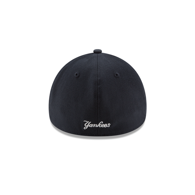 New York Yankees MLB New Era Men Navy 39Thirty Team Classic Stretch Fit Hat product image 2, provided for visual reference