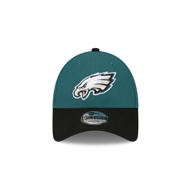 Philadelphia Eagles NFL New Era Men Green/Black 9Forty The League Two Tone Adjustable Hat product image 3, provided for