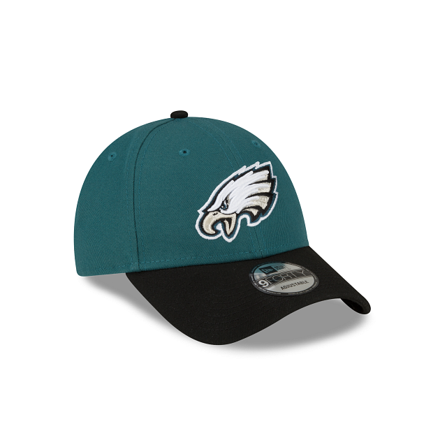 Philadelphia Eagles NFL New Era Men Green/Black 9Forty The League Two Tone Adjustable Hat product image 4, provided for