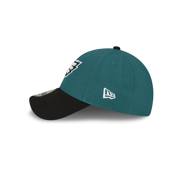Philadelphia Eagles NFL New Era Men Green/Black 9Forty The League Two Tone Adjustable Hat product image 5, provided for