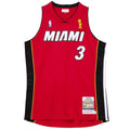 Dwyane Wade Miami Heats NBA Mitchell & Ness Men Red Hardwood Classics Finals 2005-06 Authentic Jersey product image 1,