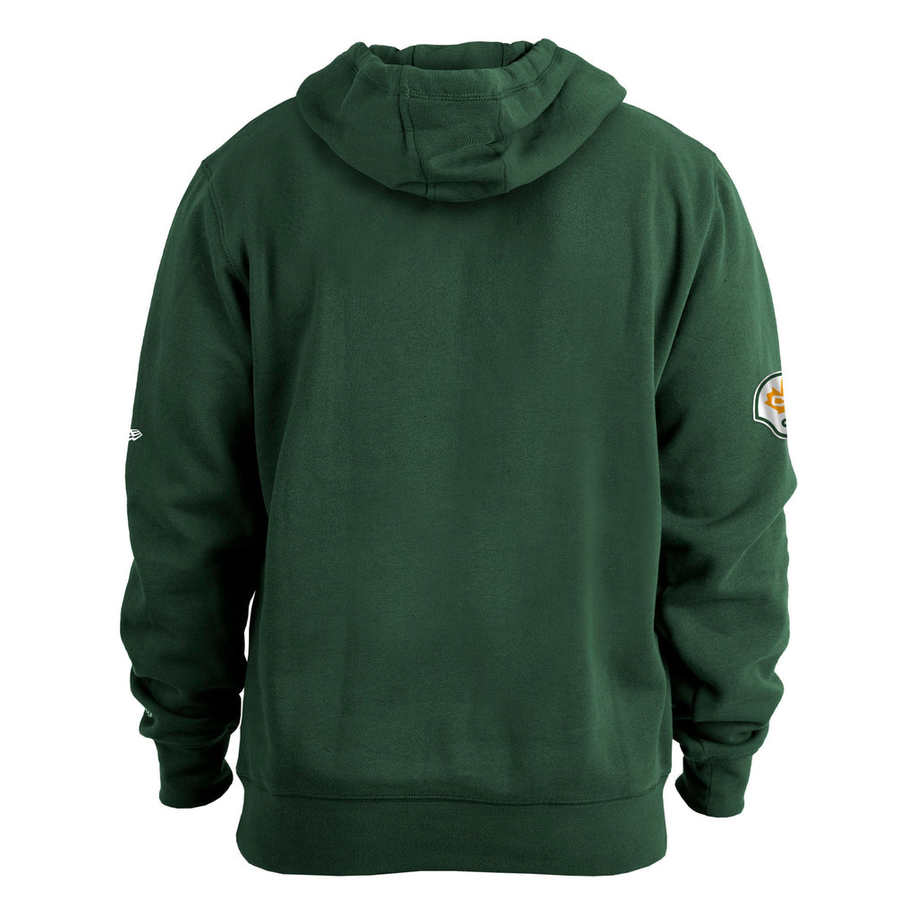 Edmonton Elks CFL New Era Men Green Turf Traditions Pullover Hoodie product image 2, provided for visual reference and