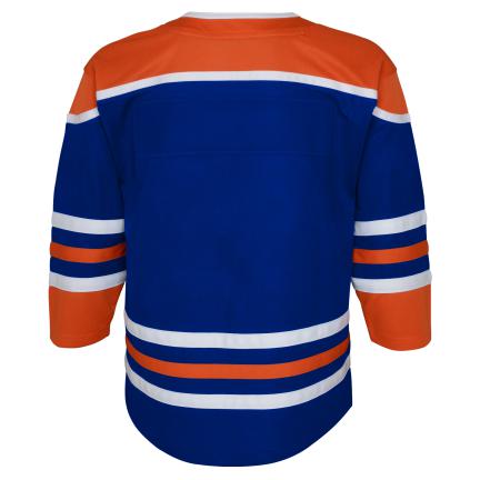 Edmonton Oilers NHL Outerstuff Youth Royal Blue Premier Jersey product image 2, provided for visual reference and product