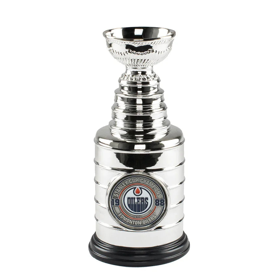 Edmonton Oilers NHL TSV 1988 Stanley Cup Champions 8" Replica Trophy product image 1, provided for visual reference and