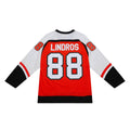 Eric Lindros Philadelphia Flyers NHL Mitchell & Ness Men Orange 1996 Blue Line Authentic Jersey product image 1, provided