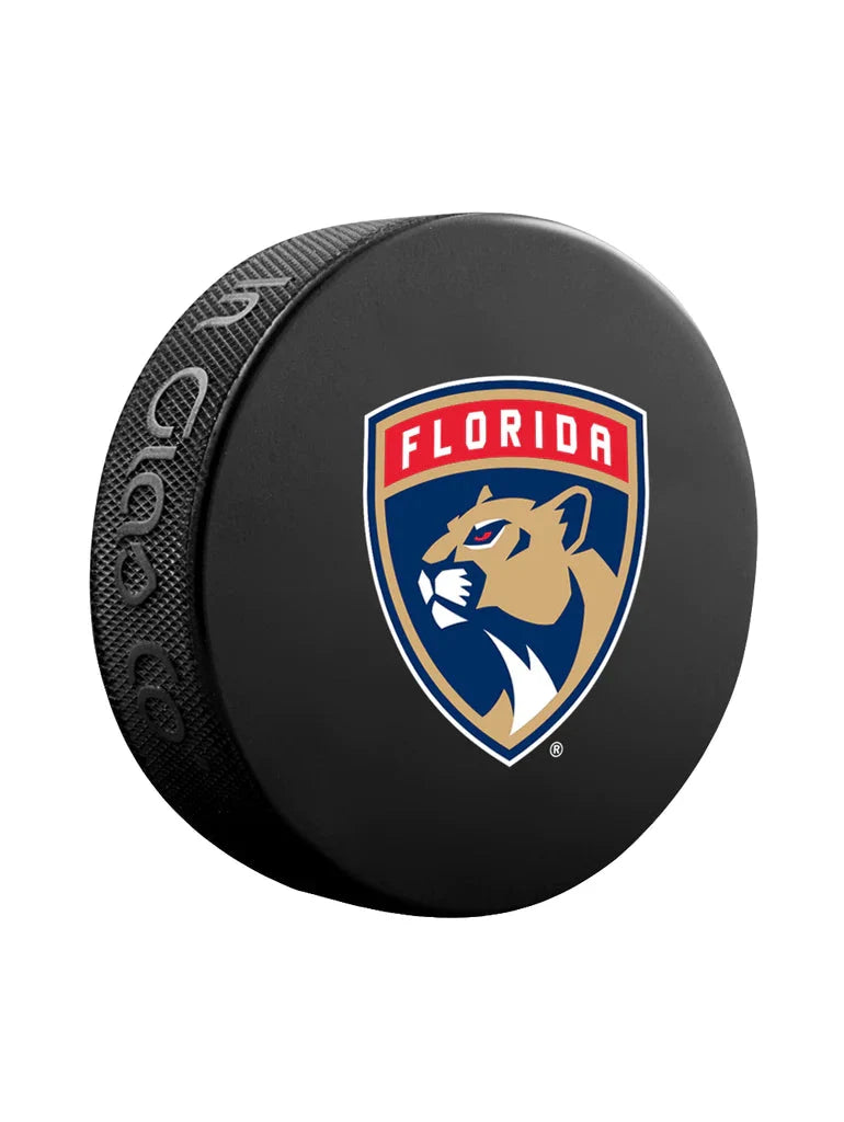 Florida Panthers NHL Inglasco Basic Souvenir Hockey Puck product image 1, provided for visual reference and product detail