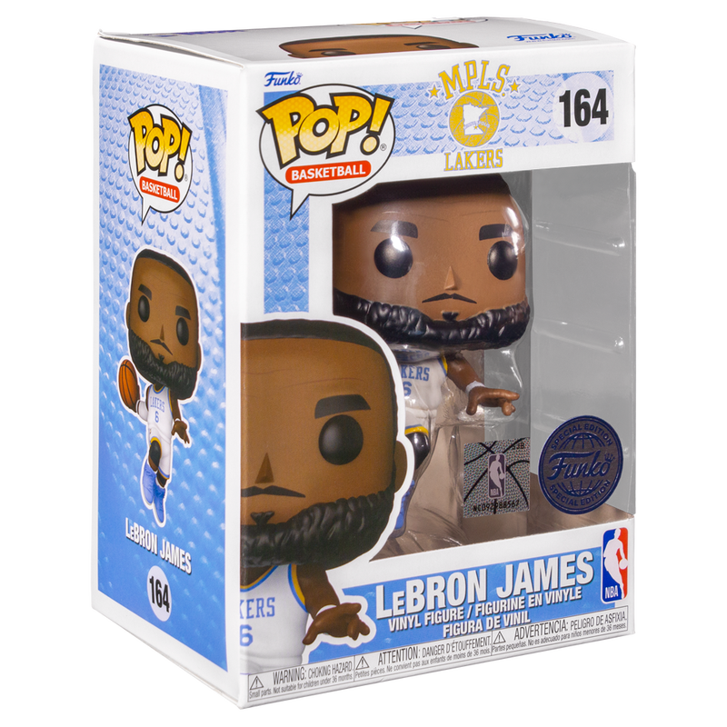 Lebron James Los Angeles Lakers NBA Funko Alternate Uniform POP Vinyl Figure product image 1, provided for visual reference