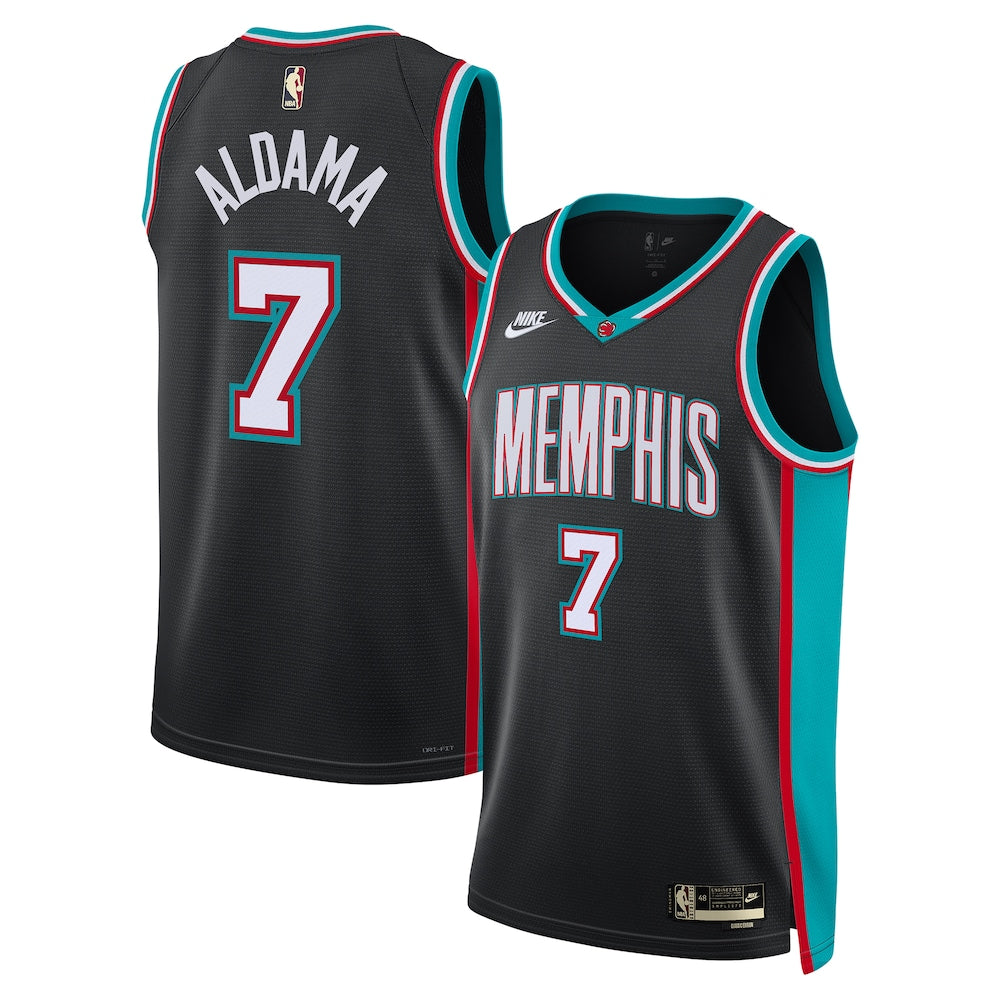 Memphis Grizzlies Classic Edition Jersey Black Santi Aldama Unisex | RTJ13330 product image 1, provided for visual reference