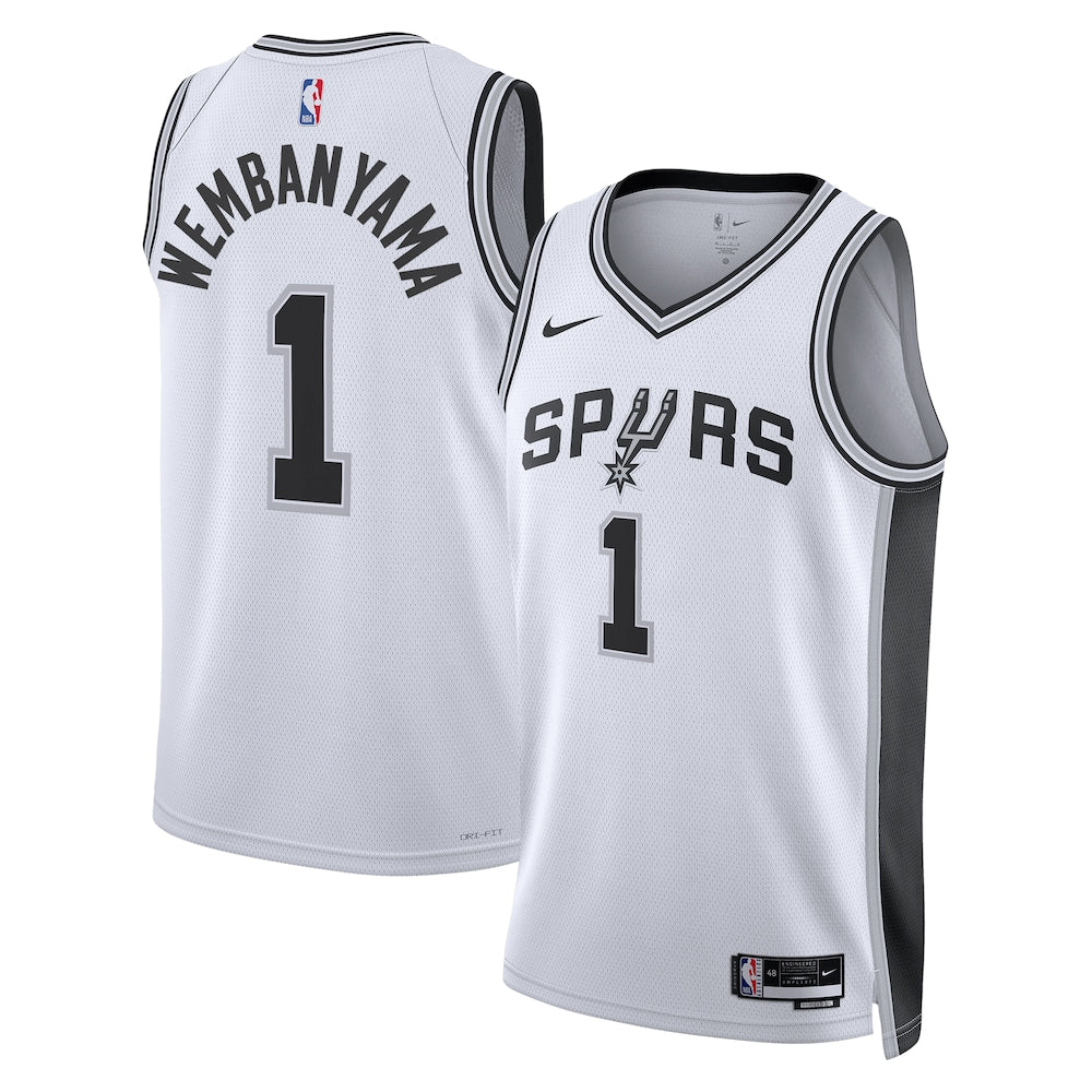 San Antonio Spurs Association Edition Swingman Jersey White Victor Wembanyama Unisex | RTJ13313 product image 1, provided