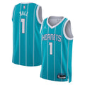 Charlotte Hornets Jordan Brand Icon Edition Swingman Jersey Teal Lamelo Ball Unisex | RTJ13277 product image 1, provided for