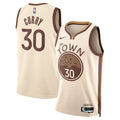 Golden State Warriors 202526 City Edition Swingman Jersey Tan Stephen Curry Unisex | RTJ13271 product image 1, provided for