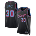 Chicago Bulls 202526 City Edition Swingman Jersey Black Tre Jones Unisex | RTJ13263 product image 1, provided for visual