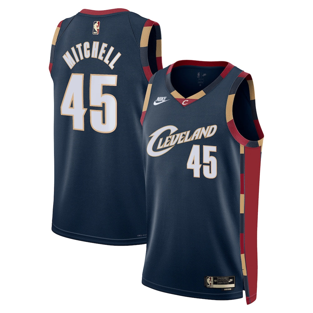 Cleveland Cavaliers Classic Edition Jersey Navy Donovan Mitchell Unisex | RTJ13246 product image 1, provided for visual