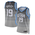 Utah Jazz 202526 City Edition Swingman Jersey Gray Ace Bailey Unisex | RTJ13240 product image 1, provided for visual