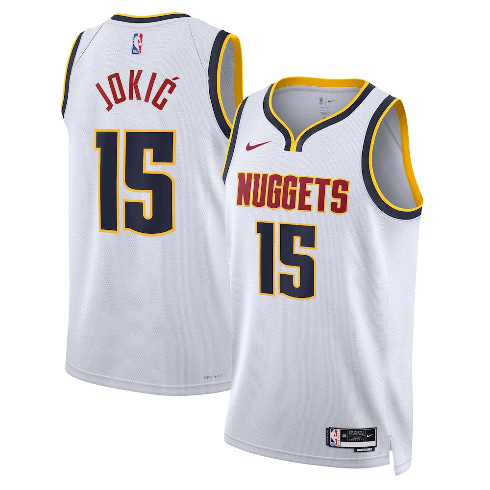 Denver Nuggets Association Edition Swingman Jersey White Nikola Joki Unisex | RTJ13224 product image 1, provided for visual