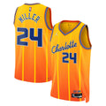 Charlotte Hornets Jordan Brand 202526 City Edition Swingman Jersey Gold Brandon Miller Unisex | RTJ13222 product image 1,
