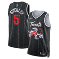 Toronto Raptors 202526 City Edition Swingman Jersey Black Immanuel Quickley Unisex | RTJ13184 product image 1, provided for