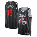 Toronto Raptors 202526 City Edition Swingman Jersey Black Jakob Poeltl Unisex | RTJ13172 product image 1, provided for